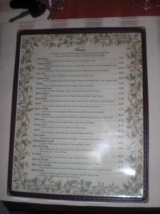 menu front